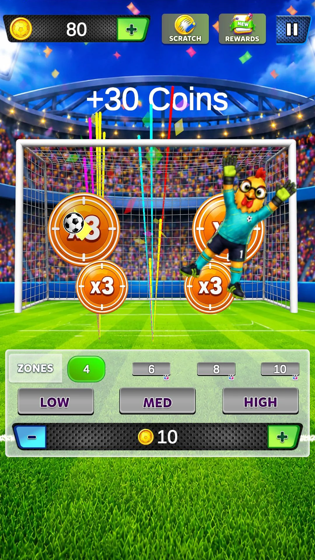 Chicken Penalty Goal Strike screenshot